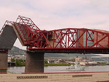 Bridge Painting Platform Broadway Bridge Portland, OR