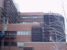 Scaffolding Roswell Park Buffalo, NY